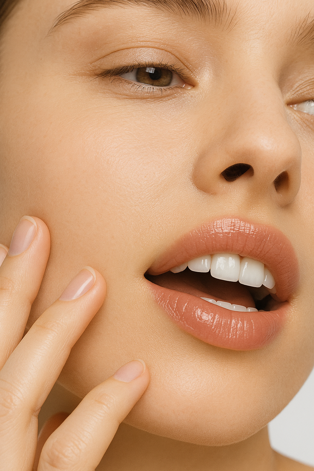 Beautiful natural smile showcasing our dental excellence